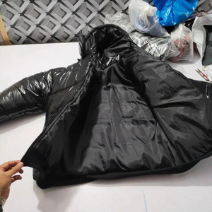 2026 Custom Fashion Reversible Puffer <b>Jacket</b> <b>Waterproof</b> Vintage Streetwear Plus Size <b>Winter</b> <b>Jackets</b> Logo Crop for Motorcycle PU - Product Image 3