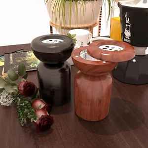 2026 Trendy Wooden Incense Bakhoor Burner For Home Ramadan <b>Eid</b> Festive <b>Gifting</b> Stylish Arabic Mabkhara & Mubkhar Tabletop Decor - Product Image 3