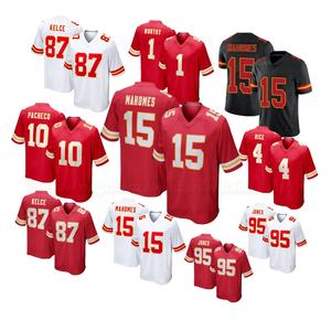 Uniforme de Rugby Sublimado de Alta Calidad, Personalizado, Negro, Transpirable, 100% Poliéster, Cuello en V, Jersey de Fútbol Americano Extra Grande - Product Image 1