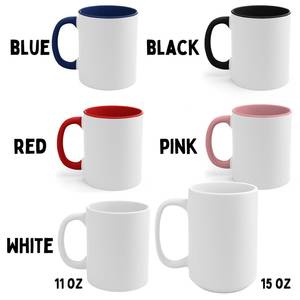 Mug en céramique blanche imprimé par sublimation avec la marque Khadim Handicrafts de haute qualité, compatible lave-vaisselle et micro-ondes, design de style américain - Product Image 2