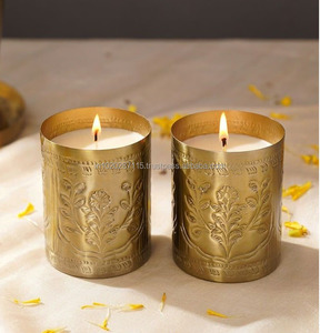 Support votif en métal fabriqué à la main de longue durée avec de beaux motifs pour les fêtes de festivals et la décoration de salon de luxe - Product Image 6