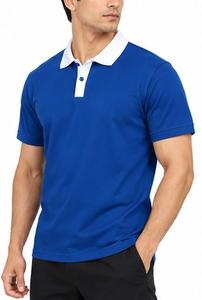 Chemise Oxford pour homme, 100% coton, couleur unie, manches courtes, coupe classique, boutonnée, respirante, séchage rapide, tricotée - Product Image 2