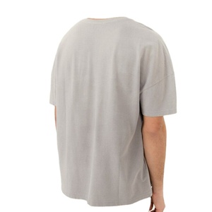 เสื้อยืดโอเวอร์ไซส์ผู้ชาย ผ้าฝ้ายออร์แกนิค 100% ระบายอากาศได้ดี เหมาะสำหรับหน้าร้อน เป็นมิตรกับสิ่งแวดล้อม แห้งเร็ว ใส่เล่นกีฬา ออกกำลังกาย หรือใส่ลำลอง ผ้าถักเนื้อแน่น สีพื้น - Product Image 6