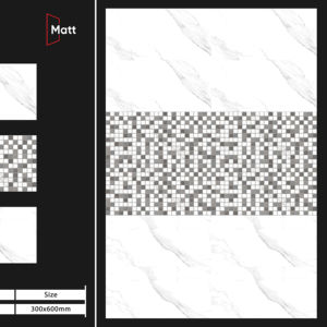 กระเบื้องบุผนังพอร์ซเลนเคลือบน้ำตาลพรีเมียม ขนาด 300x600 มม. ให้สัมผัสผิวเรียบเนียนแบบเม็ดละเอียด และความกลมกลืนกับภาพที่ทันสมัย - Product Image 1
