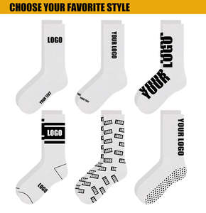 Custom Crew Sports running <b>Socks</b> Youth Adults Premium Quality Athletic Bottom Logo Active Lifestyle Knitted Breathable - Product Image 5