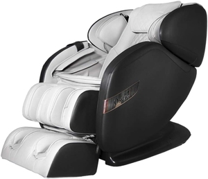 Fauteuil inclinable électrique en cuir avec massage chauffant Shiatsu, fonction zéro gravité, massage complet du corps, fonction musicale, 110-240V - Product Image 1