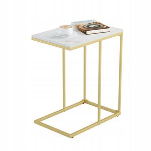 Table basse décorative moderne en métal pour canapé, idéale pour café, collations, ordinateur portable et livres – Expédition directe depuis les États-Unis - Product Image 5