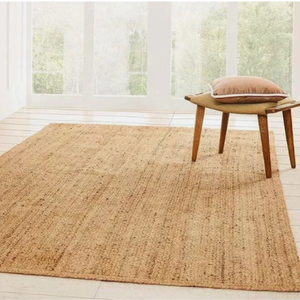 Alfombra de Yute Natural, Tejido Plano, Estilo Bohemio, Rectangular, para Dormitorio - Product Image 5
