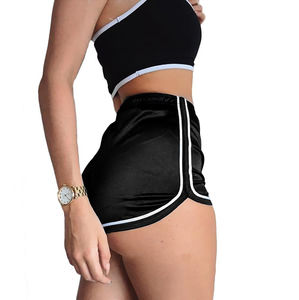 Shorts de sport personnalisés pour femmes, séchage rapide, effet froncé, style cycliste, pour gym, fitness, entraînement et yoga - Product Image 2