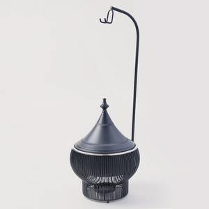 ถาดอุ่นอาหารทรงกลมสแตนเลสสีดำด้านแบบแขวน พร้อมฝาโดมแหลม สำหรับบุฟเฟ่ต์โรงแรมหรู - Product Image 1