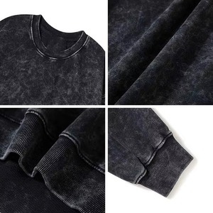 เสื้อสเวตเชิ้ตคอกลมทรงโอเวอร์ไซส์สำหรับผู้ชาย ผ้าฝ้าย 100% ผ้าถักเนื้อนุ่ม สีพื้น ทรงปกติ สไตล์ลำลอง แขนยาว เหมาะสำหรับฤดูใบไม้ร่วง - Product Image 6