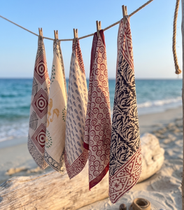 Pañuelo de algodón ecológico con estampado a mano al por mayor, pañuelo para el pelo, pañuelo para el cuello, pañuelo estampado, pañuelo para la cabeza, pañuelo de moda con diseño Paisley - Product Image 2