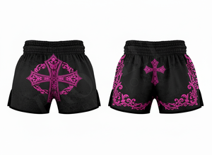 Shorts de Muay Thai de haute qualité, vente en gros directe d'usine, shorts d'entraînement de kick-boxing, shorts d'arts martiaux respirants personnalisés pour hommes - Product Image 4