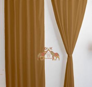 Rideaux en coton doux faits à la main pour salon et chambre à coucher, élégants et faciles d'entretien, panneaux de fenêtre, rideaux de porte - Product Image 5