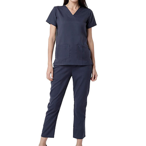 Conjuntos de Uniformes Médicos Unisex, Corte Holgado, Pantalones y Blusa Transpirables de Poliéster/Algodón, Diseñados para Comodidad y Flexibilidad en Hospitales - Product Image 3