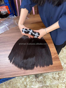 Las mejores extensiones de cabello natural 100% vietnamita crudo, cabello Remy recto de hueso, extensiones de cabello humano de alta calidad - Product Image 2