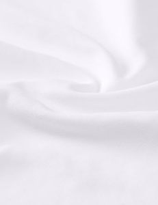 Camiseta Deportiva Blanca para Mujer, Manga Larga, Cuello Alto con Cierre, Cuello en V, Transpirable, Spandex/Poliéster, Color Sólido, Corte Ajustado - Product Image 3
