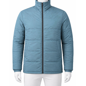 Veste matelassée unisexe avec logo personnalisé, vente en gros, veste d'hiver isolée, veste rembourrée imperméable, manteau d'extérieur - Product Image 1
