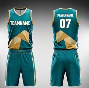 Conjunto de Uniforme de Baloncesto Profesional Personalizado al por Mayor para Hombre, Camiseta sin Mangas y Pantalones Cortos, Conjunto de Uniforme de Baloncesto Reversible por Sublimación - Product Image 6