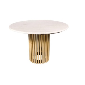 Deluxe Metal Coffee <b>Table</b> With Glass <b>Top</b> Premium Quality Center <b>Table</b> For Luxury Living Room Setup - Product Image 2