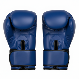 Guantes de Boxeo de Cuero Sintético Transpirables y Ligeros, Guantes de Entrenamiento con Correa de Muñeca Ajustable, Talla 10oz-14oz - Product Image 3