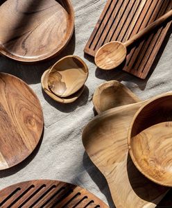 Decorative Table Top Eco-Friendly Durable Wedding Wooden Charger Dinner Plates Hot Sale Best Quality Dark Brownish Color Indian - Product Image 6