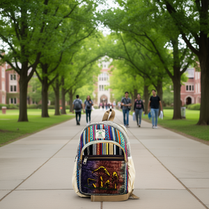Hemp Cotton <b>Student</b> <b>Backpack</b> - Product Image 3