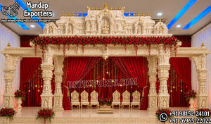 Kalyana Mandapam de style temple traditionnel du sud de l'Inde, Manavarai Mandap de style grand temple pour mariages de destination aux États-Unis - Product Image 5