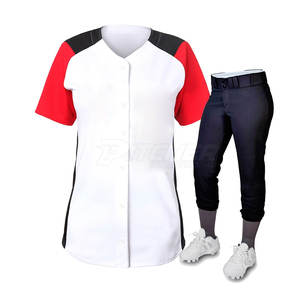 Uniforme de Softbol para Mujer, Diseño Personalizado, Ecológico, Ligero, de Secado Rápido, Transpirable, Pantalones de Jersey Suaves al Tacto - Product Image 1