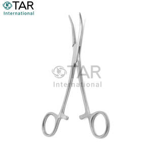 Pinces hémostatiques en acier inoxydable Crile 5,5 pouces, courbées, instrument chirurgical, poignée verrouillable, usage médical, dentaire, vétérinaire, laboratoire - Product Image 6