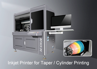 Printer UV Digital Inkjet AC COLOR untuk Cetak Silinder, Cangkir, dan Tabung dengan Print Head RICOH untuk Pencetakan Kulit dan Tabung
