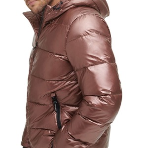 <b>Top</b> Quality OEM Wholesale Custom Logo Nylon Winter Quilted Jacket <b>Bubble</b> Coat Men Puffer Jacket New Designs - Product Image 5