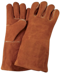 Gants de sécurité robustes pour la construction, en cuir de vachette renforcé, résistants à l'abrasion et à la chaleur, pour le soudage - Product Image 6