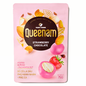 Top Seller Dragee <b>Chocolate</b> HALAL OEM/ODM 75G Strawberry <b>Chocolate</b> Coated Almond Macadamia Nuts Bulk Wholesale Snacks Candy - Product Image 1