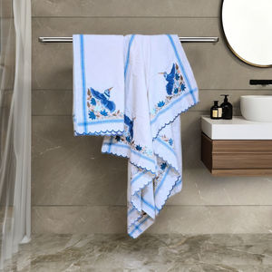 TOALLA HAMMING BIRD ARTESANAL EN ALGODÓN HANDLOOM 100% - Product Image 3