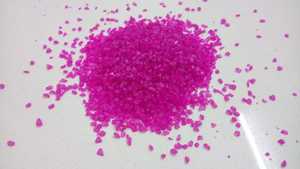 Pierre naturelle colorée rose foncé, grain 1 mm, écologique, non toxique, pour les industries de la peinture, application au sol - Product Image 1