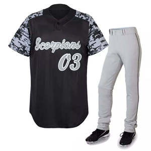 Uniforme de baseball de dernière génération, nouveau style, qualité supérieure, couleur unie, en vente en ligne - Product Image 1