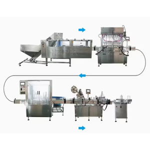 Machine de remplissage de bouteilles semi-automatique à moteur électrique de qualité supérieure pour sauces, pâtes, détergents, engrais liquides - Product Image 1