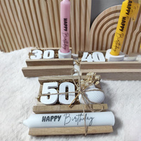 Ensemble de décoration de table en bois pour 50e anniversaire