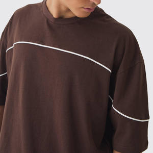 Camiseta de hombre de corte holgado y estilo casual, transpirable, de algodón, estilo streetwear relajado y cómodo, tendencia top 2026 - Product Image 5
