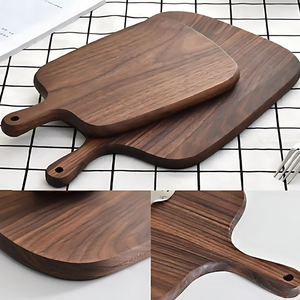 Ensemble de planches à découper en bois d'acacia avec poignée, planche à découper en bois massif, qualité alimentaire, respectueux de l'environnement, fournisseur OEM - Product Image 6