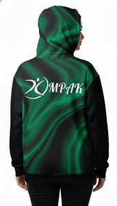 Sweat à capuche unisexe surdimensionné brodé style streetwear hivernal contemporain avec impression par sublimation intégrale pour un usage quotidien - Product Image 3