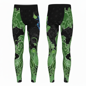 Leggings de Compresión con Diseño Estampado Completo para Hombre, Ideales para Yoga, Transpirables, Cómodos, de Cintura Alta y Largo Completo - Product Image 6