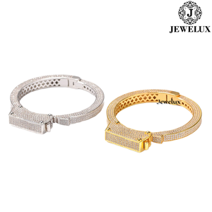 Bague de luxe unisexe en argent 925 plaqué or Jewelux de qualité supérieure, avec perle d'eau douce taille rose brillante, pour fiançailles et anniversaire, certifiée IGI - Product Image 4