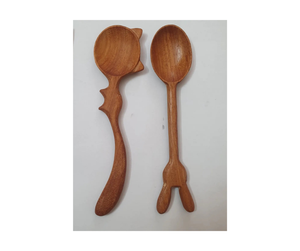 ช้อนไม้ธรรมชาติสำหรับใช้ในห้องครัวทำด้วยมือพร้อมโลโก้ที่กำหนดเองและเป็นมิตรกับสิ่งแวดล้อมจากข้อมูลทองคำ99ชิ้น - Product Image 3