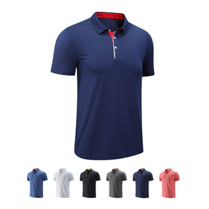 Polo à manches courtes pour homme, col à revers, logo personnalisé, golf, décontracté, commande en gros, faible MOQ, OEM - Product Image 4