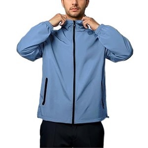 Veste coupe-vent homme personnalisable 2026, respirante, avec fermeture éclair, doublure hydrofuge, accepte le logo client, vêtements de sport OEM, imperméable - Product Image 6
