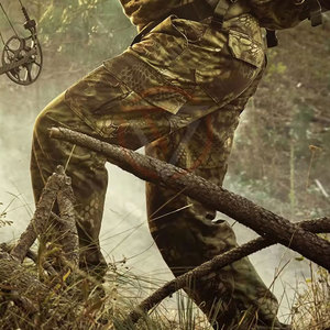 Pantalon de chasse unisexe en softshell camouflage boréal, respirant, imperméable, coupe-vent, imprimé HD, polyester, pour le printemps - Product Image 6