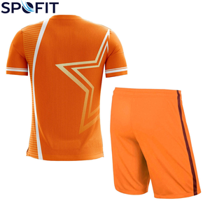 Ensemble de maillots de football personnalisés par sublimation, dernier design, séchage rapide, respirant, vêtements d'entraînement de football - Product Image 2
