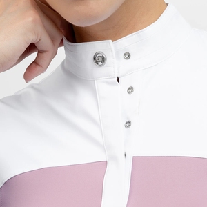 Chemise de compétition équestre de haute qualité, extensible dans 4 directions, en tissu technique doux au toucher, idéale pour la compétition et les spectacles. - Product Image 6